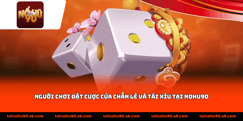 Người chơi đặt cược cửa chẵn lẻ và tài xỉu tại Nohu90