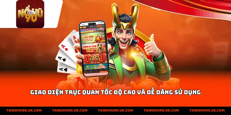 Giao diện trực quan tốc độ cao và dễ dàng sử dụng